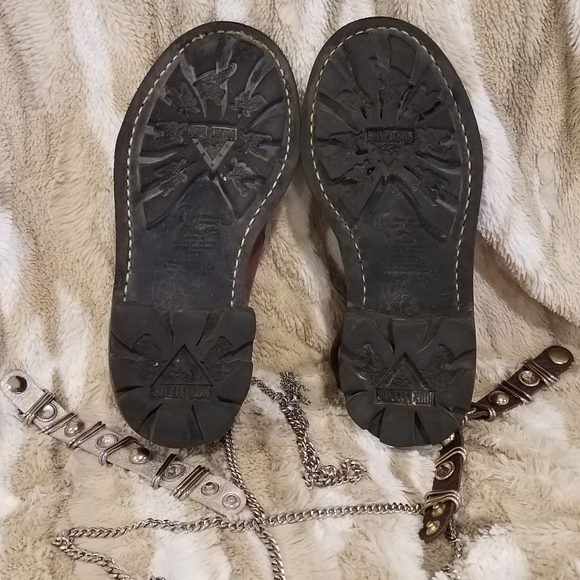 PRICE⬇️ VINTAGE 6HOLE BROWN SUEDE JOHN FLUEVOG ANGELS RARE - Picture 11 of 12